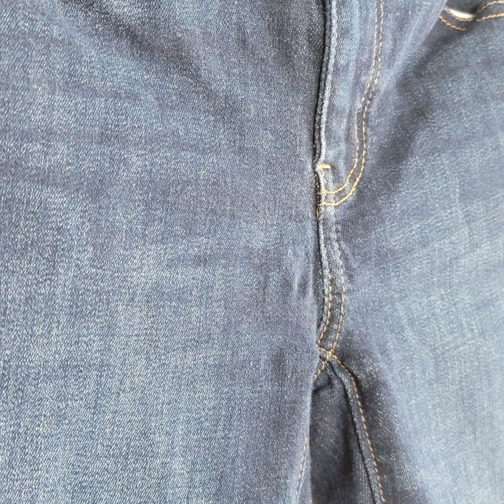 American Eagle Kick Boot Jeans Dark Blue Wash Low Rise Stretch Bootcut AE 2 - Picture 4 of 11
